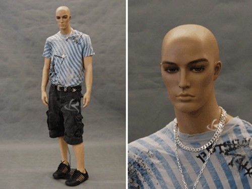 Fiberglass Male Dummy Mannequin Manikin Dress form Clothing Display #CCB13