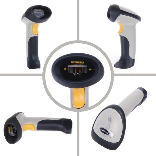 Laser Wireless Bluetooth Barcode Hand Scanner USB Business Office Inventory