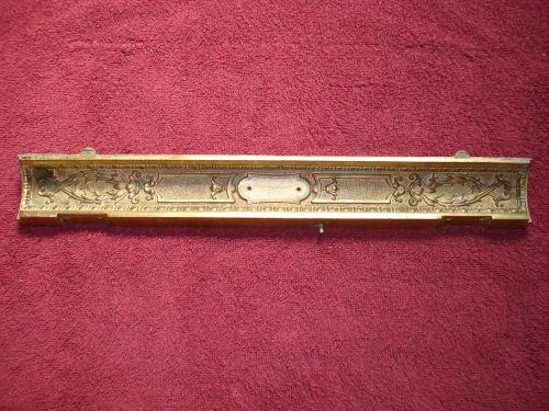 Vintage and original national cash register top bar brass model number tag for sale