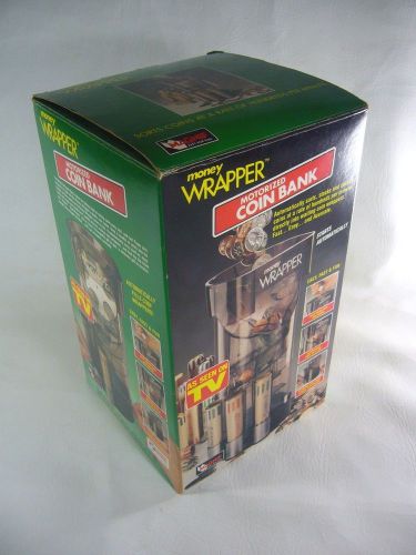 Magnif 4603 Money Wrapper Motorized Coin Sorter Bank in box