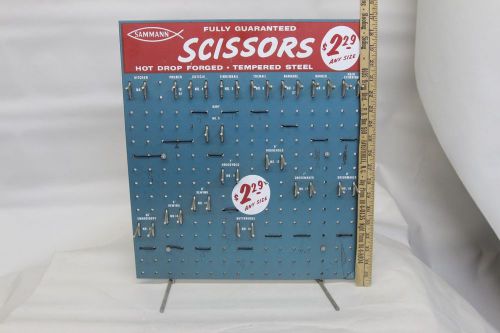 Vintage SAMMANN Scissor Peg Stand