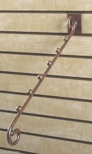 Six Boutique Slat Wall Waterfall w/ 6 Dividers (Cobblestone Finish)