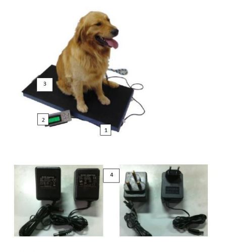 400 LB 38 x 20  VETERINARY ANIMAL SCALE - LIVESTOCK - FARM - EASY TO USE