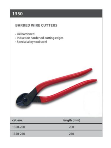 Barbed Wire Fencing Cutters - Quality 260mm Tool - Made In Germany By Boker