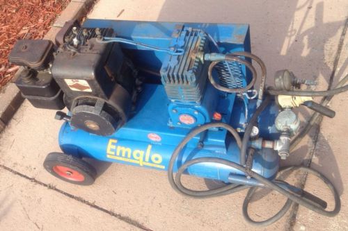 Emglo wheelbarrow air compressor tandam tank made in usa for sale