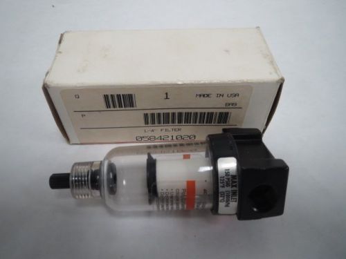 SCHRADER BELLOWS 058421020 PNEUMATIC 150PSI 1/4IN NPT FILTER LUBRICATOR B202976