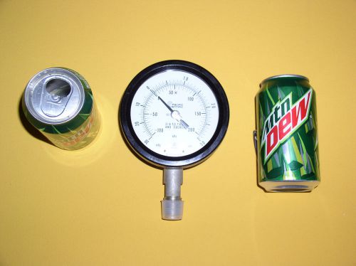 30psi KPa dual scale pressure gauge Pacific scientific