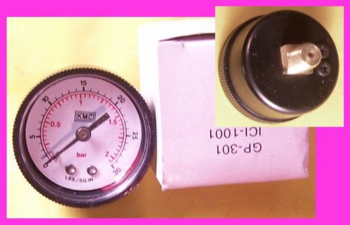 (2) KREUTER KMC AIR PRESSURE GAUGES, PNEUMATIC PRESSURE GAUGES, GP-301, ICI-1001