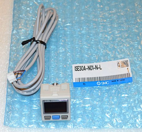 SMC # ISE30A-N01-N-L PRECISION DIGITAL PNEUMATIC PRESSURE GAGE AND SWITCH - NEW