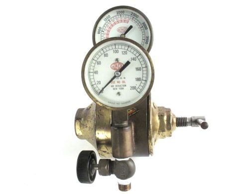 Airco Regulator w/ Mattheson 100S, 0-200 PSI,  0-4000 Gauges