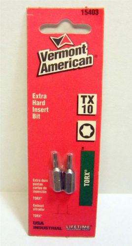 Vermont American 15403 Extra Hard Insert Bit TX10