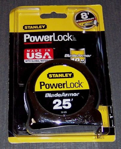 Stanley 33-525 25-Foot-by-1-Inch PowerLock Tape Rule with Blade Armor