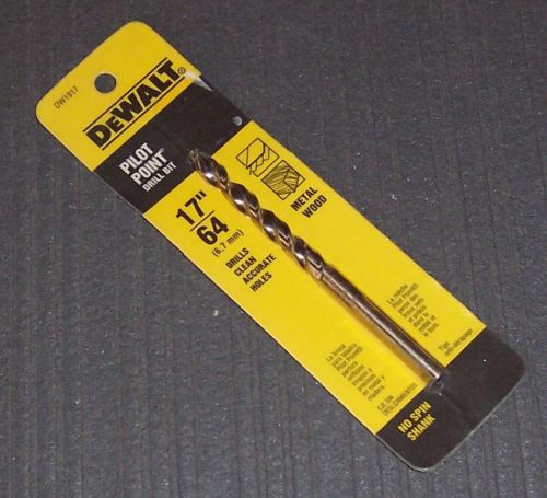 DeWalt DW1917 17/64&#034; Pilot Point Drill Bit