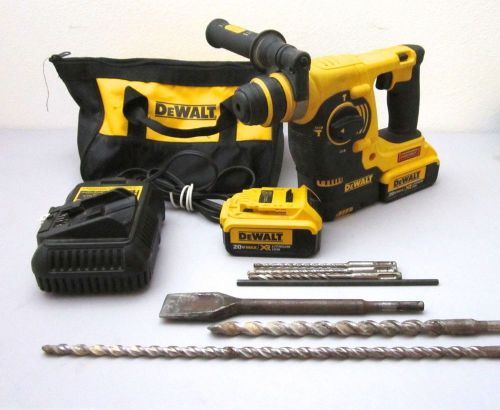 DeWALT DCH253B 20V MAX XR SDS 3-Mode Cordless Rotary Hammer w/ Bits 2 Batts