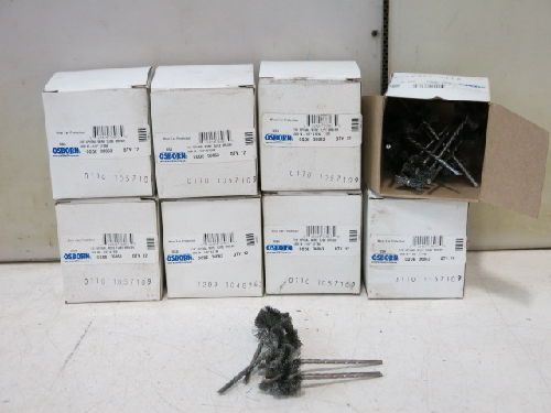 90 OSBORN 36063 7/8&#034; SPIRAL WIRE TUBE BRUSHES, .008 WIRE, 1/8&#034; STEM