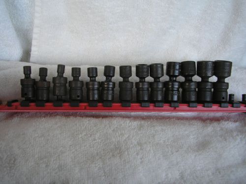 Snap-on impact swivel socket set 5mm t0 15 mm 13sockets for sale