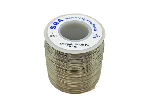 Lead Free Acid Core Envirosafe Solder .025-Inch, 1-Pound Spool