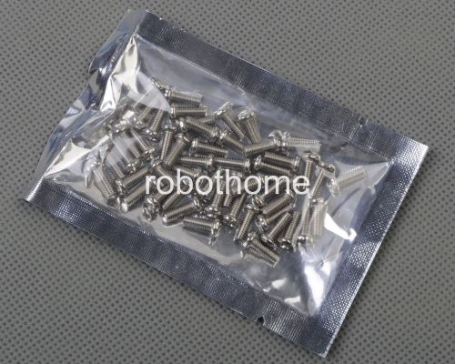 50pcs M3*8 Bolts Screw Spike Round Head Screw ?3mm Length 8mm New