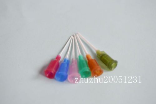 150 pcs 1&#034;   14Ga-25Ga PP Blunt flexible Syringe needle tips