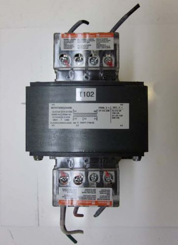 Square d sqd control dry transformer 9070t 500va 208v 1ph 24/120 for sale