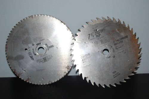 7-1/4&#034; Vermont American Circular Blade 40 &amp; 150 Teeth (2 pcs)