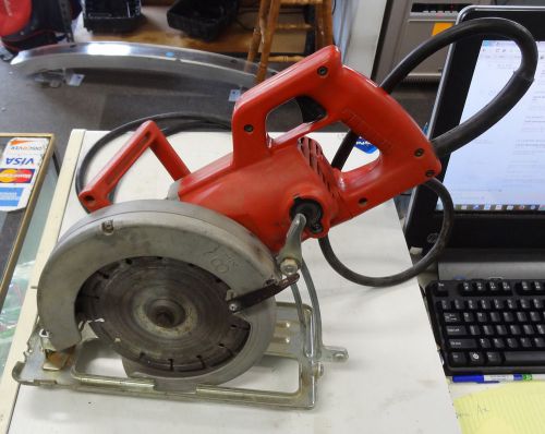 Milwaukee 6378 15 Amp 8-1/4-Inch Wormdrive Circular Saw USED Works Great