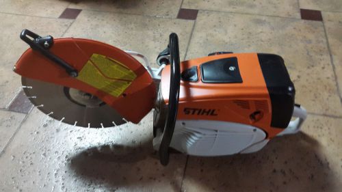 STIHL TS700 GASOLINE CONCRETE SAW W/ 14&#034; NEW BOSCH DIAMOND DISK