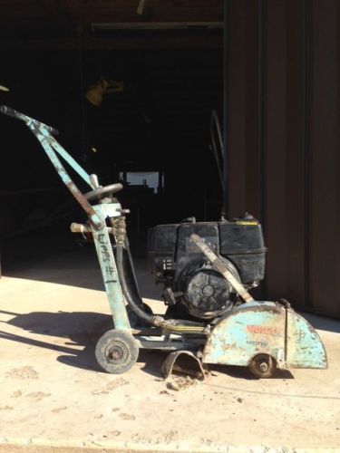 Target Mini Walk Behind Concrete Saw With Kohler Magnum 8 Engine (JUST SERVICED)