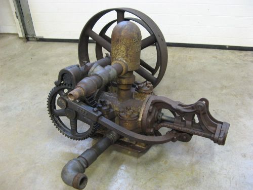 F.E. MEYERS WATER PUMP ENGINE STEAM WOW HIT MISS GAS ENGINE STATIONARY RAM RARE