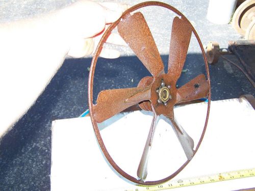 Old Original Car Truck Radiator Cooling Fan White Stutz Packard Cadillac NICE