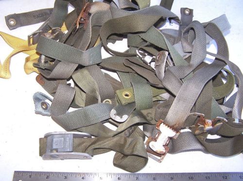 Eighteen pieces 1 inch tie down straps for sale