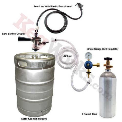 Economy Draft Beer Refrigerator Conversion Kit - European Sankey - Bar Kegerator