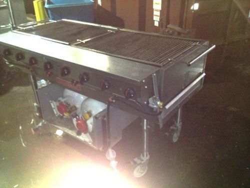 Magi cater grill lpaga-60-ss w/ 40lb tanks! for sale