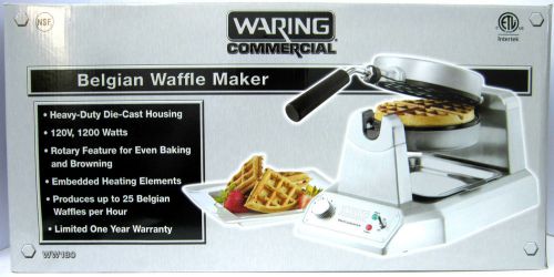 Waring Commercial BELGIAN WAFFLE Maker WW180 ***NEW***NIB*** Lot B