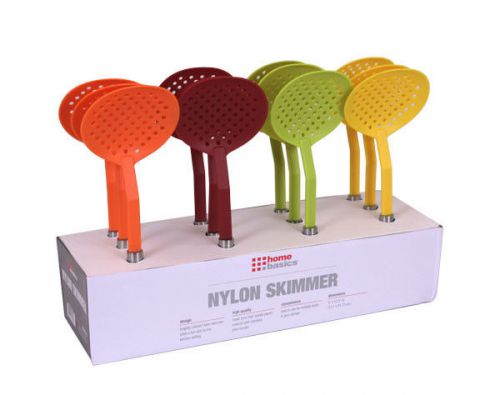 Home Basics Handle Nylon Skimmer Set of 4