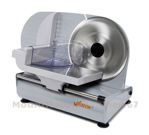 Heavy Duty Pro Food Slicer Deli Cheese Meat Stainless Steel Restaurant Kitchen