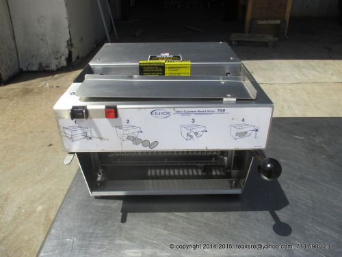 OLIVER COUNTERTOP BREAD SLICER 709. Mfg in 2007