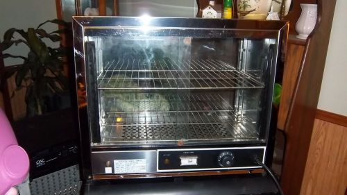 fw-1 food warmer cabinet display counter top countertop stainless glass