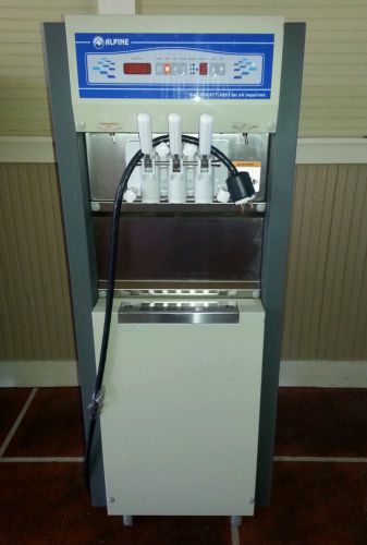 2 Alpine Frozen yogurt machines