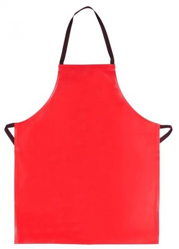 Vinyl Apron Heavy Duty Dishwasher Butcher Craft Restaurant Bib USA Red New