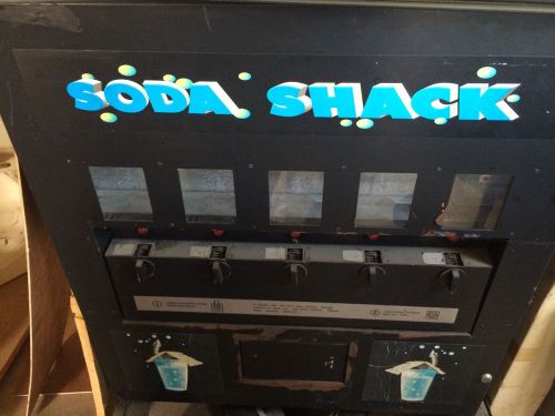 Euc!!!soda shack vending machine drink refrigerated soda beer drink dispenser!! for sale