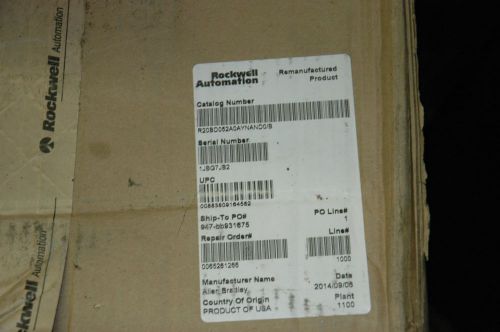 Allen bradley powerflex700 25hp vfd r20bd052a0aynando/b for sale