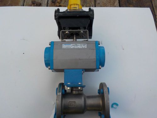 NEW    NELES JAMESBURY ,2 inch , 316SS BALL VALVE