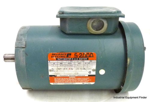 Reliance Electric S2000 P14H1455N Duty Master AC Motor 230/460V 3/4HP 850RPM 3PH