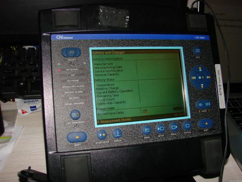 BatteryFaulty Anritsu GN Nettest Lite 3000 GSM GPRS ISDN SS7 E1 Analyzer W/O Acs