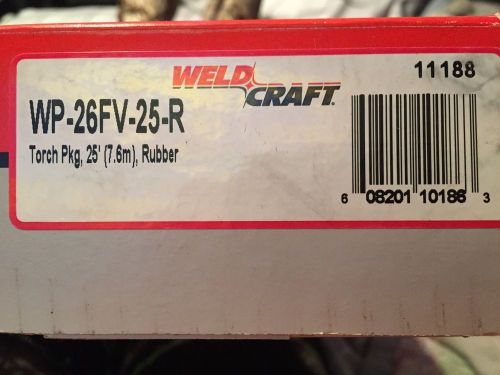 Weld craft wp-26fv-25-r tig torch for sale