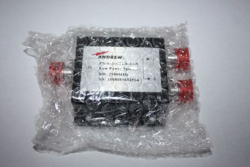 Andrew Coax Power Splitter Combiner S-2-CPUS-L-N Low Power 800-2500 MHz New