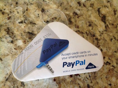 New PayPal Here Mobile Credit Card Reader