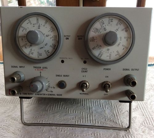 GENERAL RADIO 1396-B TONE BURST GENERATOR GENERAL RADIO