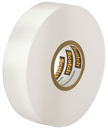 3M Scotch Vinyl Electrical Tape No. 35 0.5&#034; W x 240&#034; D White